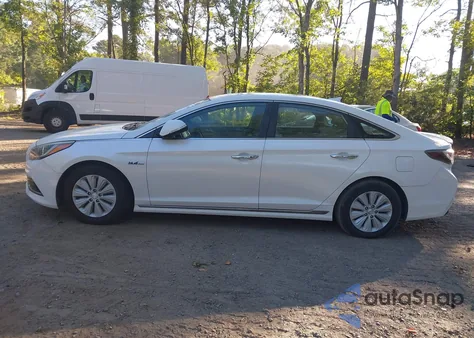 2016 Hyundai Sonata Hybrid Se из США, поврежденный, VIN KMHE24L10GA011379